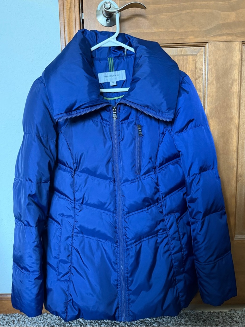 Marc New York Bluish Purple Puffer Jacket - NWOT